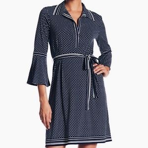 Max Studio Navy Belted Dress ⚓️